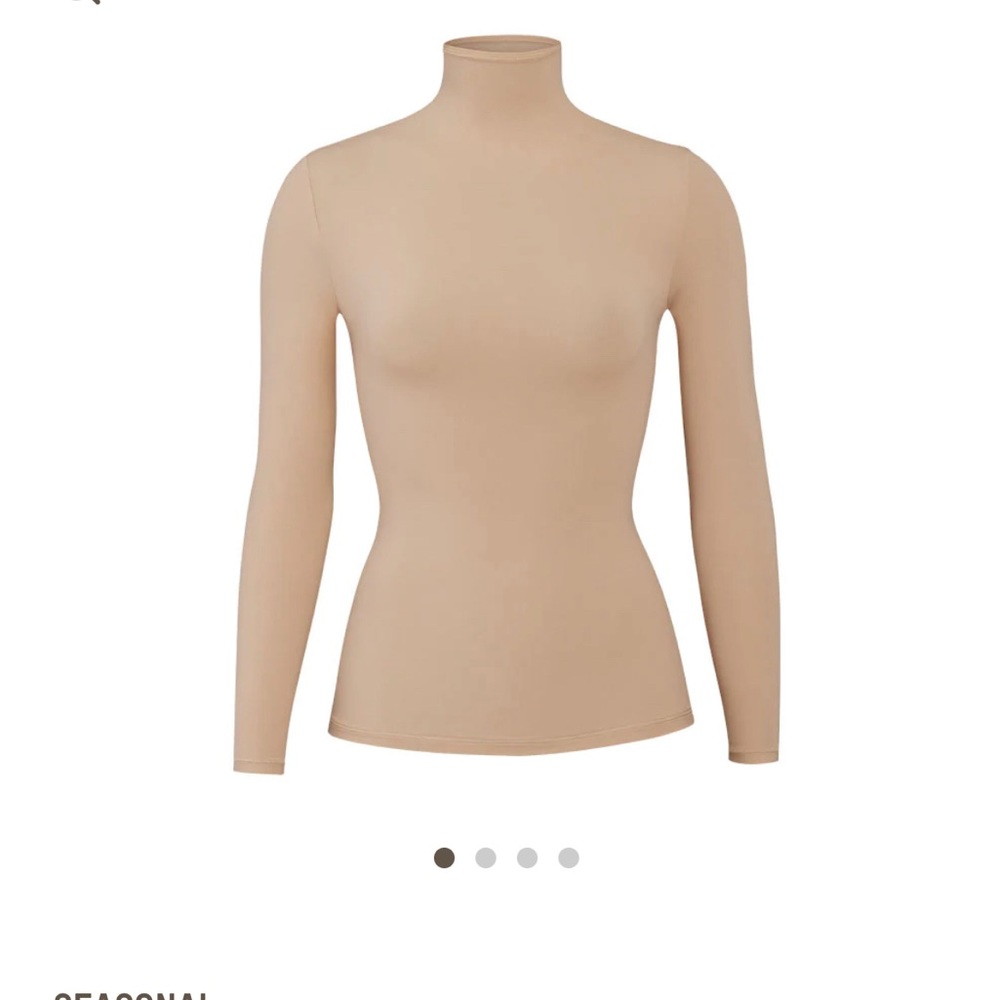 Skims Fit everybody Turtle neck top siena - Picture 2 of 2